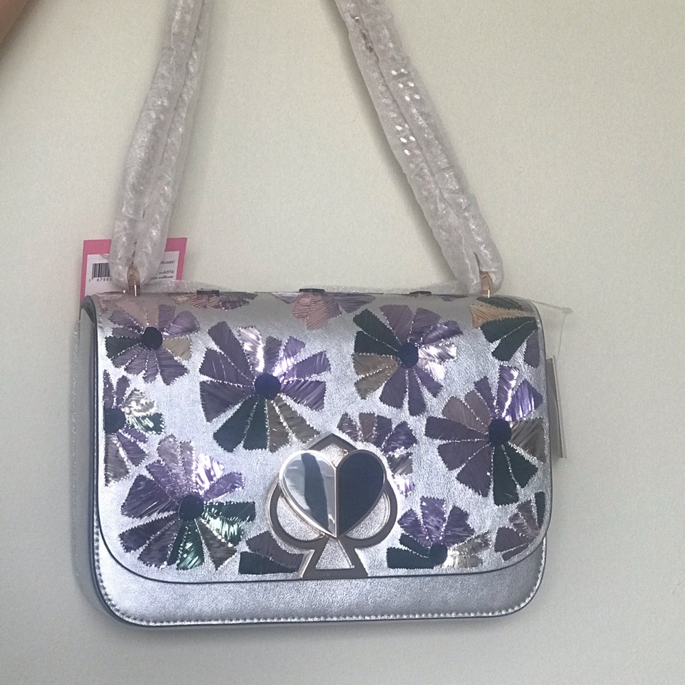 Kate Spade nicola floral twistlock convertible chain